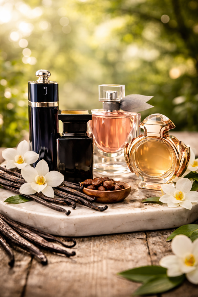 Zapachowe luksusy na marmurowej tacy